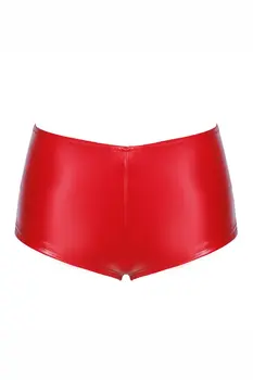 F356 Wetlook Shorts rot - 3XL