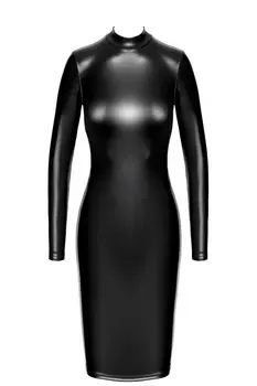 F371 Luxuria Crystal Sheer Midikleid - 3XL