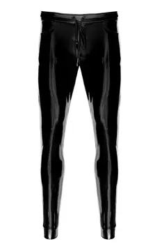 schwarze Lack Hose Voltage H093 - 3XL