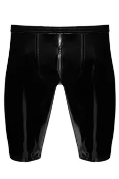 schwarze Lack Shorts Voltage H094 - 3XL
