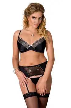 schwarzes Set Edith 6XL/7XL von Passion