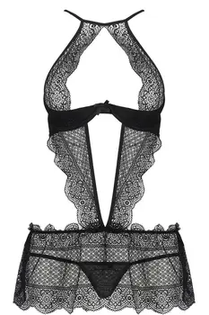 schwarzes Chemise PA595276 - 2XL/3XL