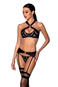 schwarzes 3-teilges Set PA596210 - 2XL/3XL