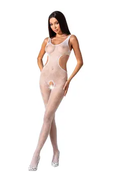 weißer ouvert Bodystocking BS085 - S/L