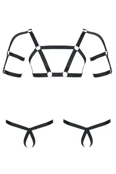 Harness SET011 schwarz - XXL/XXXL
