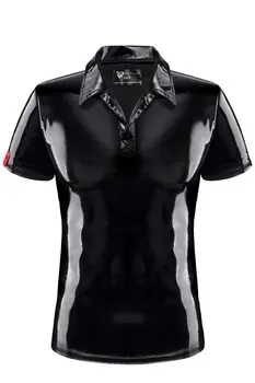 PVC Polo Shirt RMRodolfoPVC schwarz - 2XL
