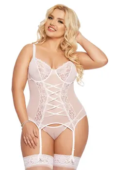 weißes Strapshemd 1894 - 3XL