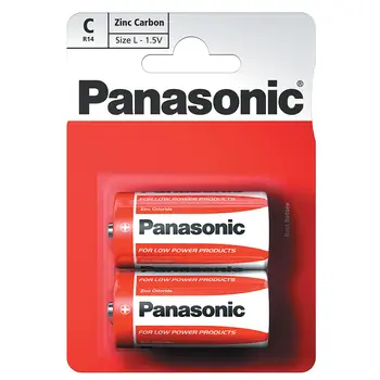 Panasonic R14RZ-2BP C Size Battery