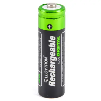 Lloytron B012 Rechargeable Accudigital AA Ni-MH Batteries 1300mAh 4 Pack