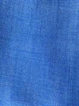 Blue Featherlight Solid Wool Scarf