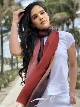 Double Shaded Silk Scarves