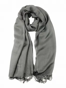 Grey Modal Solid Scarf