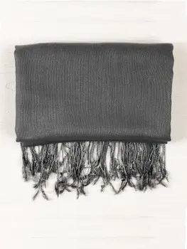 Grey Modal Solid Scarf