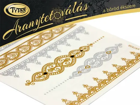 Aranytetoválás 21x15cm