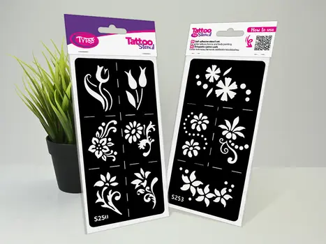2 darabos Testfestő sablon csomag S250-S253