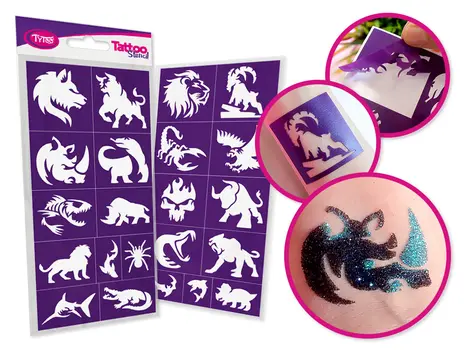 Beastly Animals - Vad állatok sablon szett
