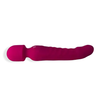 Venus - The Dual-Head Wand Vibrator/ Soft, Warming Dildo