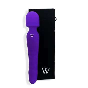 Venus - The Dual-Head Wand Vibrator/ Soft, Warming Dildo