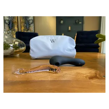 Drusilla Magic Tongue Vibrator X Juno - Iconic Transparent Glass Dildo,Anal Plug