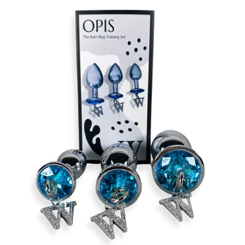 Opis - The 3-piece Luxury Gem Butt Plug & Anal Training Kit