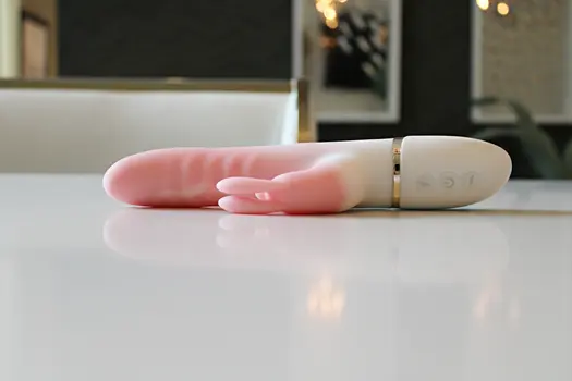 Pax - The Best Thrusting Rabbit Vibrator in Dreamy Pink and White