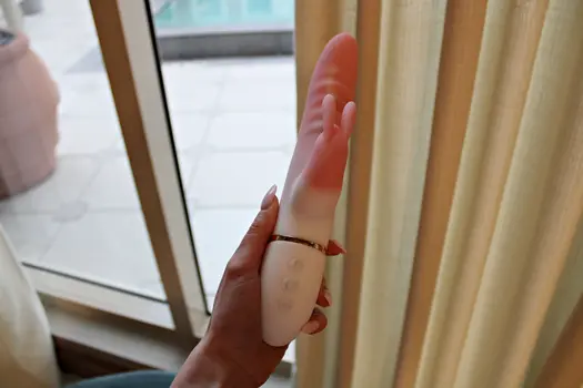 Pax - The Best Thrusting Rabbit Vibrator in Dreamy Pink and White