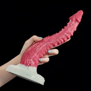 Serpens Ignis — Hellfire Silicone Snake Dildo