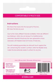 BYE BRA -  bra extensions x4 50022-2