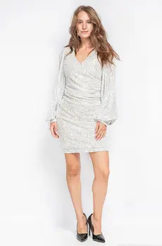 PINK BOOM DRESS SILVER 76009-1