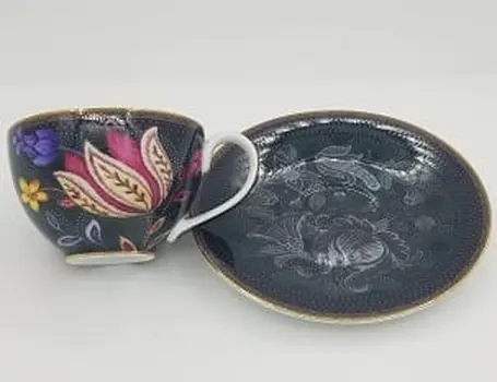 Bloom Peacock - Espresso Set (Cup and Saucer)