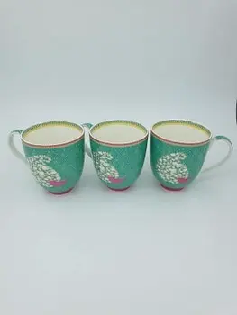 Gift Bird - Coffee Mug Blue x 6 Set