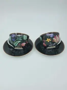 Bloom Peacock - Espresso Set (Cup and Saucer) x 6