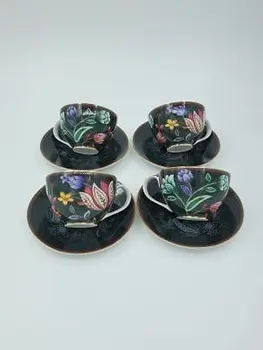 Bloom Peacock - Espresso Set (Cup and Saucer) x 6