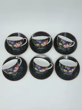 Bloom Peacock - Espresso Set (Cup and Saucer) x 6