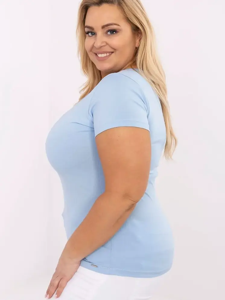 Plus size T-shirt model 211762 Relevance