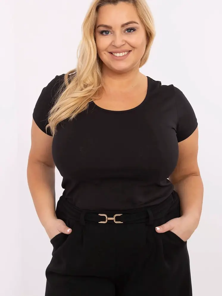 Plus size T-shirt model 211764 Relevance