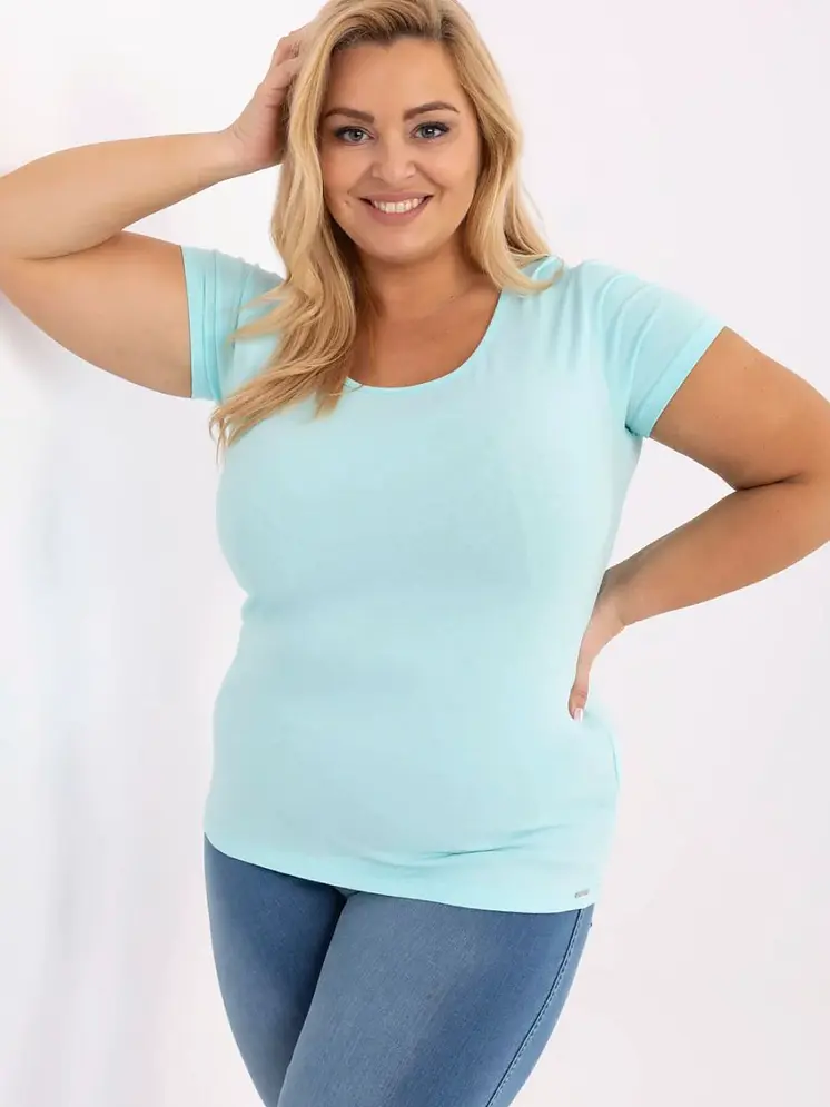 Plus size T-shirt model 211769 Relevance