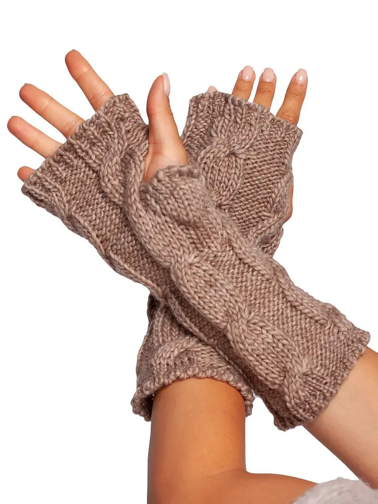 Gloves model 171234 BE Knit