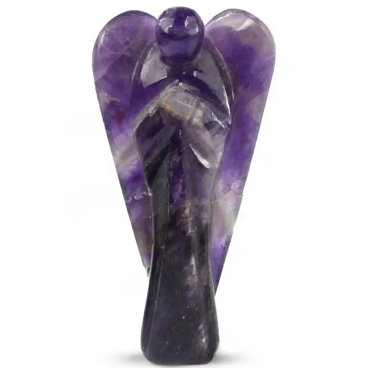 Amethyst Pocket Angel (3" inch size)