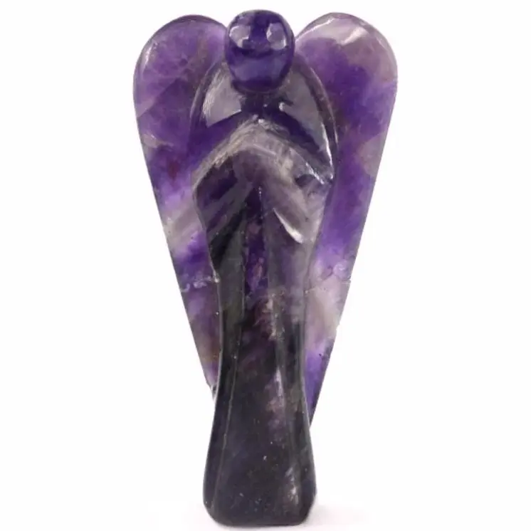 Amethyst Pocket Angel (3" inch size)