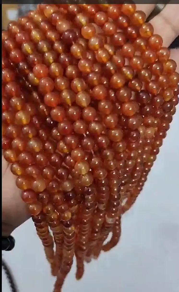 Carnelian Gemstone Beads