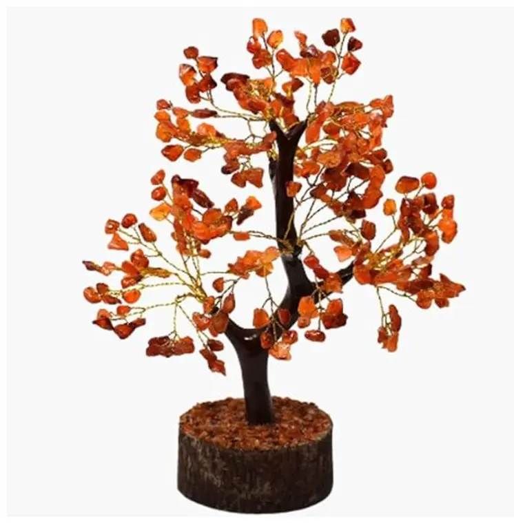 Carnelian Natural Gemstone Tree