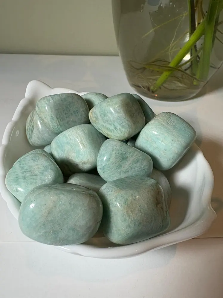 Amazonite Tumbled Stones (1 kg pack)
