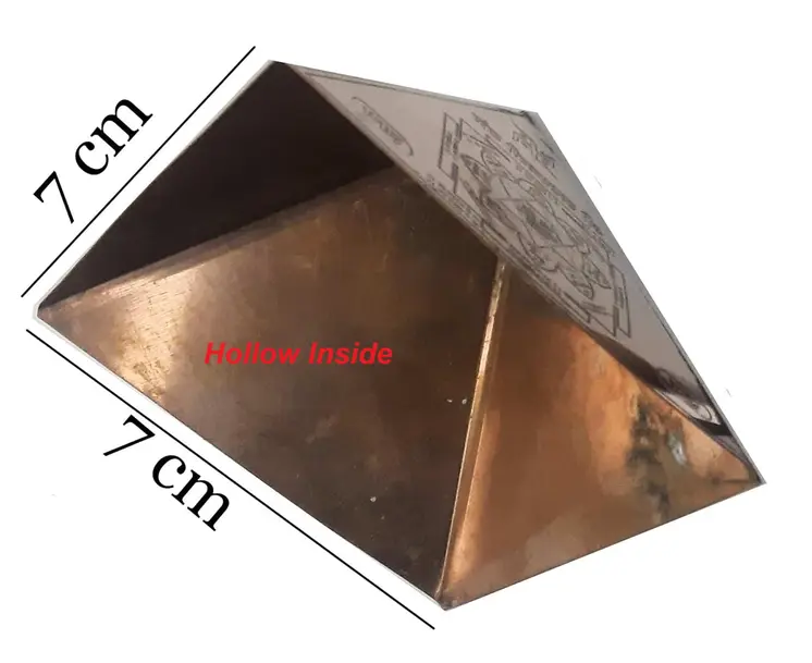 Copper Yantra Pyramid