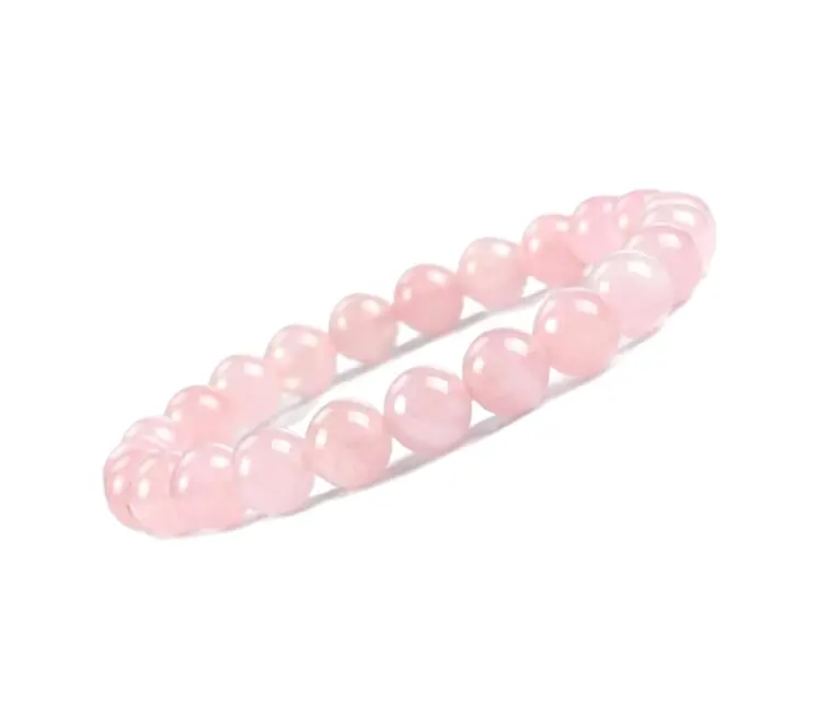 Rose Quartz Bracelet (10 mm Beads)