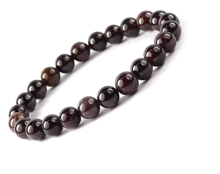 Garnet Beads Bracelet (10 mm Beads)