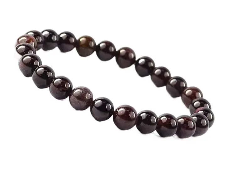 Garnet Beads Bracelet (10 mm Beads)