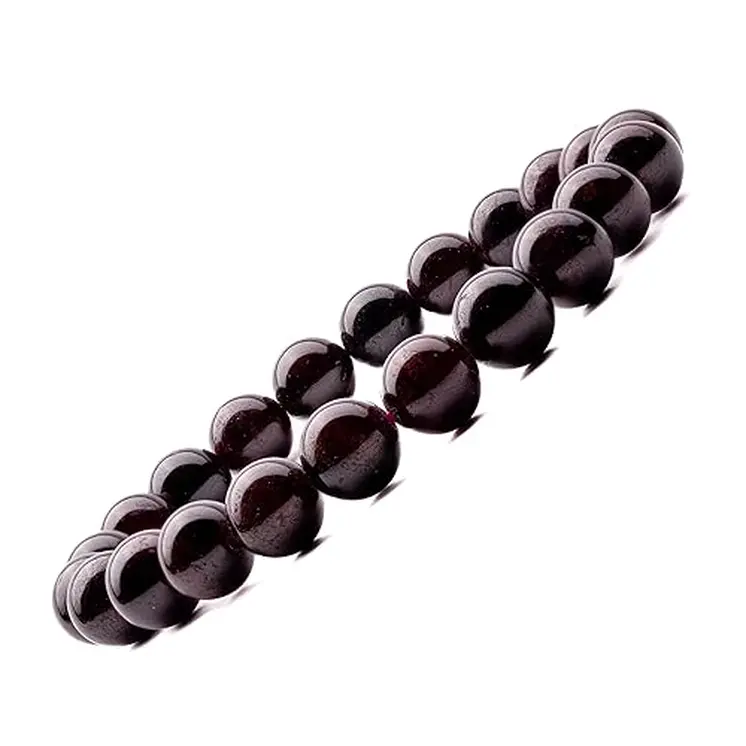 Garnet Beads Bracelet (10 mm Beads)
