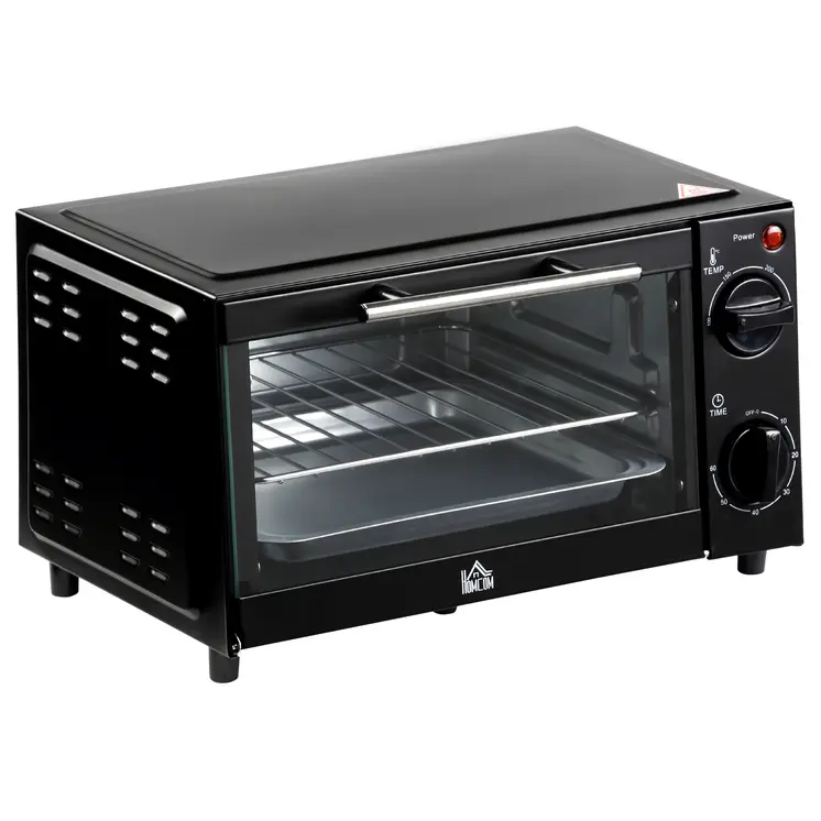 Mini Oven 9L Countertop Electric Grill Toaster Oven 750W