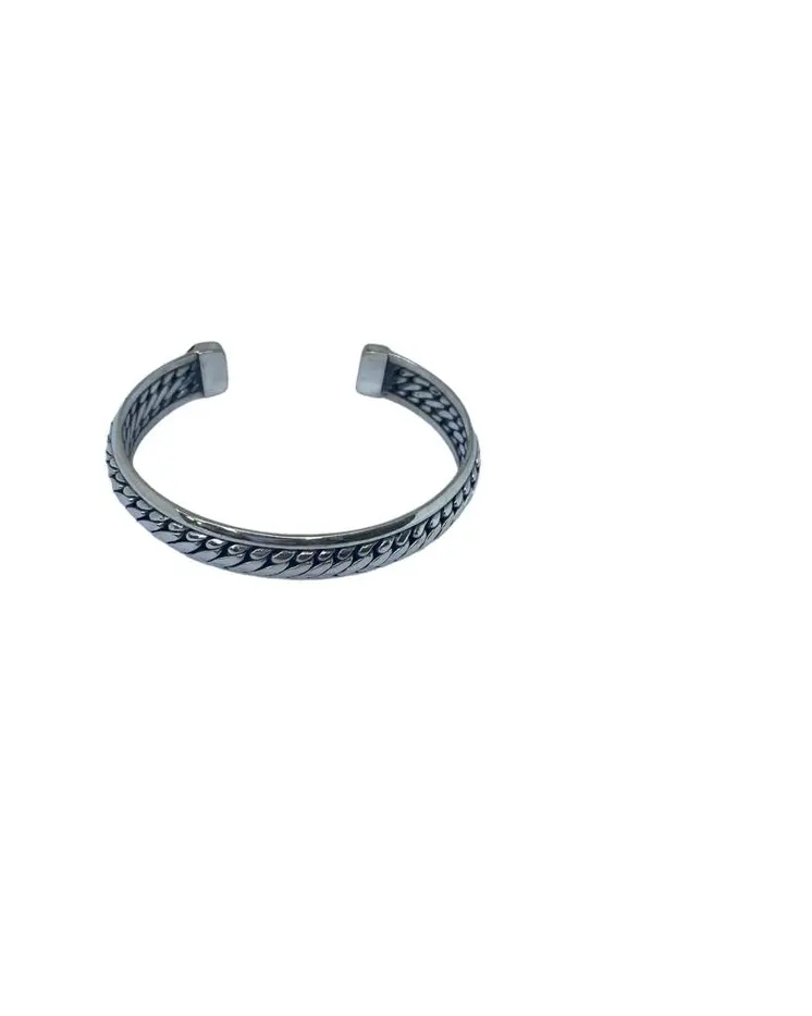 U Silver Bracelet 925 Sterling Sliver